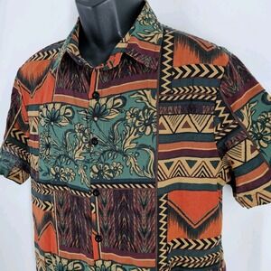 Manfinity Tropical Hawaiian Shirt Men's Size Small